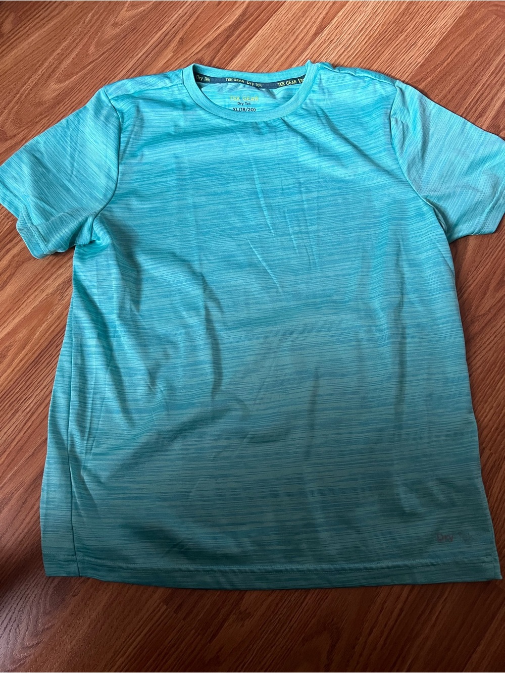 tek gear Youth Short Sleeve Tee - Aqua Teal